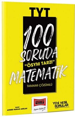 Yargı Yayınevi 2023 100 Soruda ÖSYM Tarzı TYT Matematik Tamamı Çözümlü Soru Bankası - 1