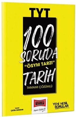 Yargı Yayınevi 2023 100 Soruda ÖSYM Tarzı TYT Tarih Tamamı Çözümlü Soru Bankası - 1