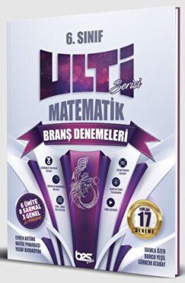 Bes Yayınları 6. Sınıf Bes Ulti Serisi Matematik Branş Denemeleri - 1