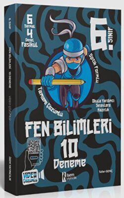 İSEM Yayıncılık 6. Sınıf Fen Bilimleri 10 Deneme - 1