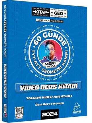 Mert Hoca Yayınları 2024 60 Günde TYT-AYT Geometri Kampı Video Ders Kitabı