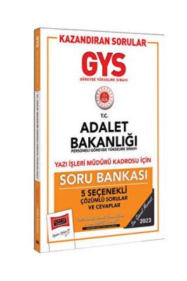 2023 Adalet Bakanlığı GYS Yazı İşleri Müdürlüğü Kazandıran Sorular Tamamı Çözümlü Soru Bankası - 1