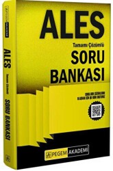 2024 ALES Soru Bankası - Pegem Akademi Yayıncılık