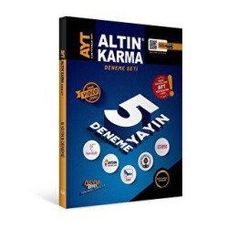 Altın Karma Yayınları AYT 1.Dönem 5 Farklı Yayın 5 Farklı Deneme Sınavı Video Çözümlü - Altın Karma Yayınları