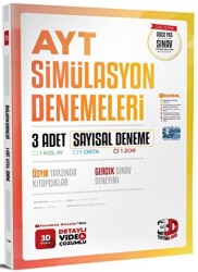 AYT 3D Sayısal 3`lü Simülasyon Deneme - 3D Yayınları
