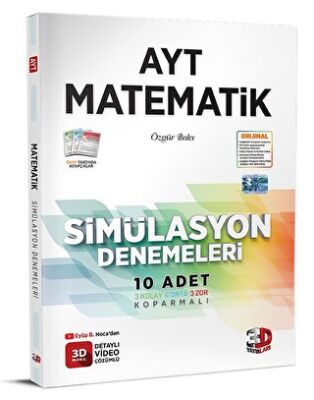 AYT 3D Simülasyon Matematik Denemeleri - 1