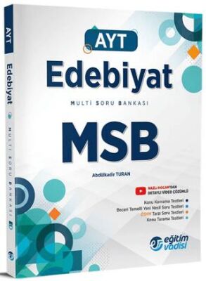 Eğitim Vadisi Yayınları 2023 AYT Edebiyat Multi Soru Bankası - 1