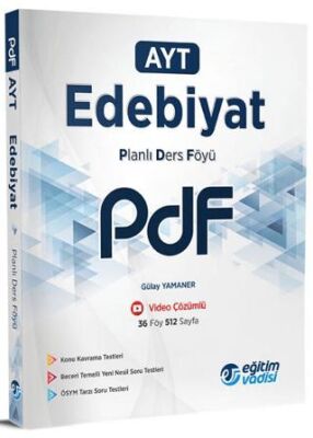 Eğitim Vadisi Yayınları 2023 AYT Edebiyat PDF Planlı Ders Föyü - 1