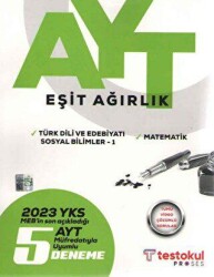 Test Okul Yayınları AYT Eşit Ağırlık 5 Deneme - Test Okul Yayınları