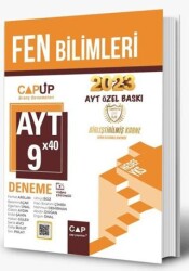 Çap Yayınları 2023 AYT Fen Bilimleri 9 X 40 Up Deneme - Çap Yayınları