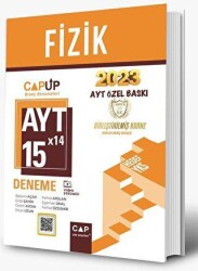 Çap Yayınları 2023 AYT Fizik 15 X 14 Up Deneme - Çap Yayınları