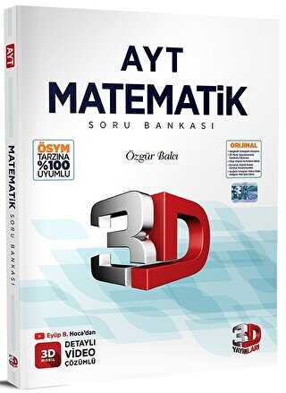 3D Yayınları 2023 AYT Matematik 3D Soru Bankası