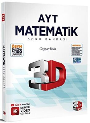 3D Yayınları 2023 AYT Matematik 3D Soru Bankası - 1