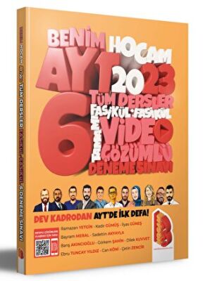 Benim Hocam Yayınları 2023 AYT Tüm Dersler Tamamı Video Çözümlü Fasikül Fasikül Deneme Sınavı - 1