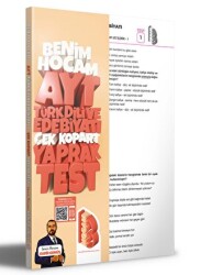 AYT Türk Dili ve Edebiyatı Çek Kopar Yaprak Test - Benim Hocam Yayınları