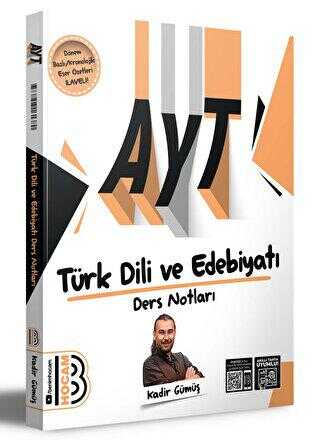 Benim Hocam Yayınları 2024 AYT Türk Dili ve Edebiyatı Ders Notları