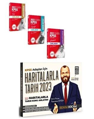 2023 Benim Hocam Ramazan Yetgin 3D Haritalarla Tarih ve Hangi KPSS Genel Kültür Modüler Soru Bankası Seti Benim Hocam - 1