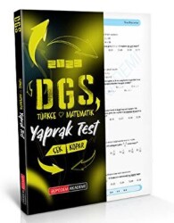 2023 DGS Çek Kopart Yaprak Test - Pegem Akademi Yayıncılık