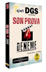 Tasarı Eğitim Yayınları DGS Son Prova 4 Çözümlü Deneme - Tasarı Eğitim Yayınları