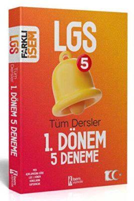 İSEM Yayıncılık 2023 Farklı İsem LGS Tüm Dersler 1. Dönem 5 Deneme - 1