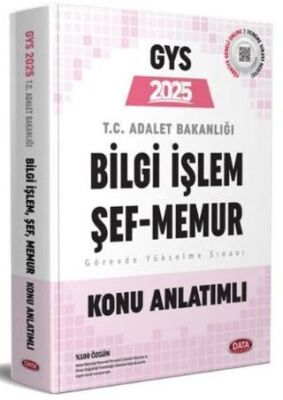 Adalet Bakanlığı Bilgi İşlem Merkez-Taşra Şef Taşra Memur GYS Konu Anlatımlı - 1