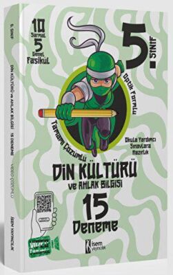İSEM 5. Sınıf Din Kültürü ve Ahlak Bilgisi 15 Deneme - 1