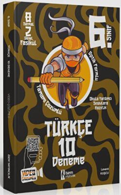 İSEM Yayıncılık İSEM 6. Sınıf Türkçe 10 Deneme - 1