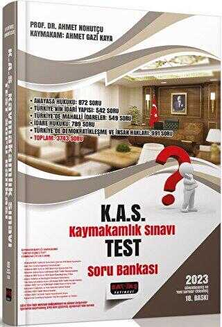 2023 KAS Kaymakamlık Sınavı TEST Soru Bankası