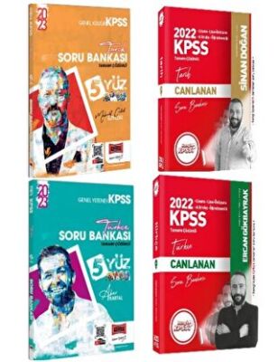 2023 KPSS 5 Yüz Türkçe Tarih Soru Bankası Aker Kartal Celal Özyıldız + 2 Soru Bankası Yargı Yayınları - 1