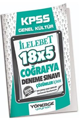 Yönerge Yayınları KPSS Coğrafya 18x5 Deneme Çözümlü - 1