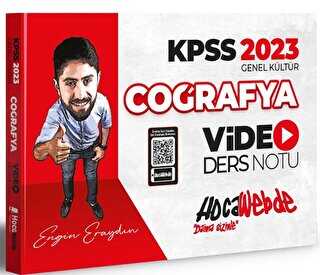 HocaWebde Yayınları 2023 KPSS Coğrafya Video Ders Notu