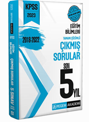 2023 KPSS Eğitim Bilimleri Çıkmış Sorular Son 5 Sınav - 1