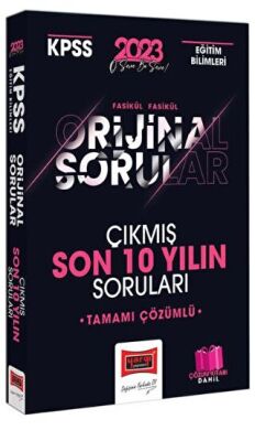 Yargı Yayınevi 2023 KPSS Eğitim Bilimleri Fasikül Fasikül Orjinal Son 10 Yılın Çıkmış Soruları ve Çözümleri Yargı Yayınları - 1