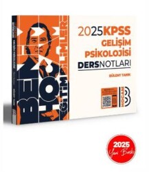 2025 KPSS Eğitim Bilimleri Gelişim Psikolojisi Video Ders Notları - Benim Hocam Yayınları