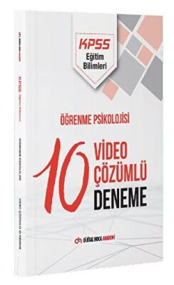 Dijital Hoca KPSS Eğitim Bilimleri Öğrenme Psikolojisi Video Çözümlü 10 Deneme Akademi - 1