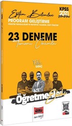 2023 KPSS Eğitim Bilimleri Öğretmenler Ekibi Program Geliştirme Öğretim Teknolojileri ve Materyal Tasarımı - Sınıf Yönetimi Tamamı Çözümlü 23 Deneme - Yargı Yayınevi