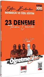 2023 KPSS Eğitim Bilimleri Öğretmenler Ekibi Rehberlik ve Özel Eğitim Tamamı Çözümlü 23 Deneme Sınavı - Yargı Yayınevi