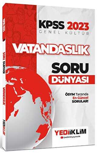 Yediiklim Yayınları 2023 KPSS Genel Kültür Vatandaşlık Soru Dünyası