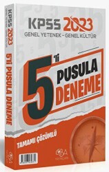 2023 KPSS Genel Yetenek Genel Kültür Pusula 5 Deneme Çözümlü CBA Yayınları - CBA Akademi