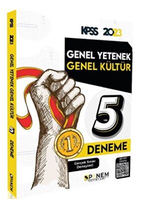 Panem Yayınları 2023 KPSS Genel Yetenek Genel Kültür Tamamı Çözümlü 5 Deneme - 1