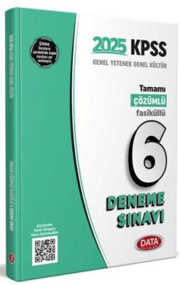 Data Yayınları 2025 KPSS Genel Yetenek Genel Kültür Tamamı Çözümlü 6 Fasikül Deneme Sınavı - 1