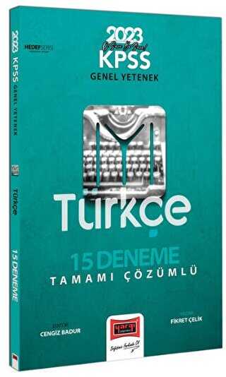 Yargı Yayınevi 2023 KPSS Genel Yetenek Hedef IYI Serisi Türkçe Tamamı Çözümlü 15 Deneme - 1