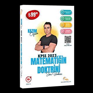 Doktrin Yayınları 2023 KPSS Matematik Tamamı Çözümlü Soru Bankası - 1