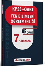 Dijital Hoca KPSS ÖABT Fen Bilimleri Öğretmenliği Lokomotif Serisi QR Çözümlü 7`li Deneme Akademi - Dijital Hoca