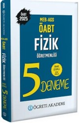 2025 MEB AGS ÖABT Fizik Öğretmenliği Tamamı Çözümlü 5 Deneme - Öğreti Akademi