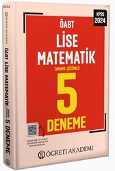 2024 KPSS ÖABT Lise Matematik 5 Deneme - Öğreti Akademi