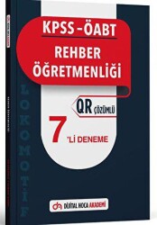 Dijital Hoca KPSS ÖABT Rehber Öğretmenliği Lokomotif Serisi QR Çözümlü 7`li Deneme Akademi - Dijital Hoca
