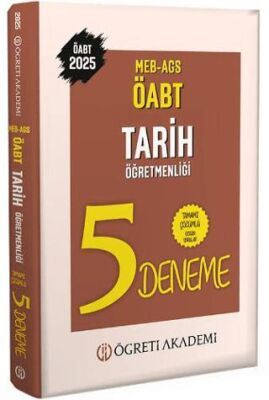 Öğreti Akademi 2025 MEB AGS ÖABT Tarih Öğretmenliği Tamamı Çözümlü 5 Deneme - 1