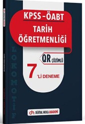 Dijital Hoca KPSS ÖABT Tarih Öğretmenliği Lokomotif Serisi QR Çözümlü 7`li Deneme Akademi - Dijital Hoca