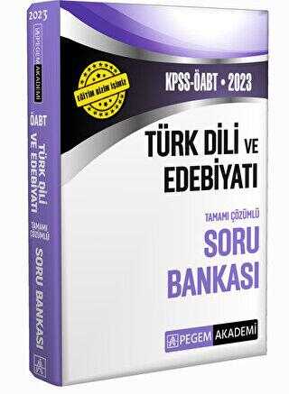 Pegem Akademi Yayıncılık 2023 KPSS ÖABT Türk Dili ve Edebiyat Soru Bankası